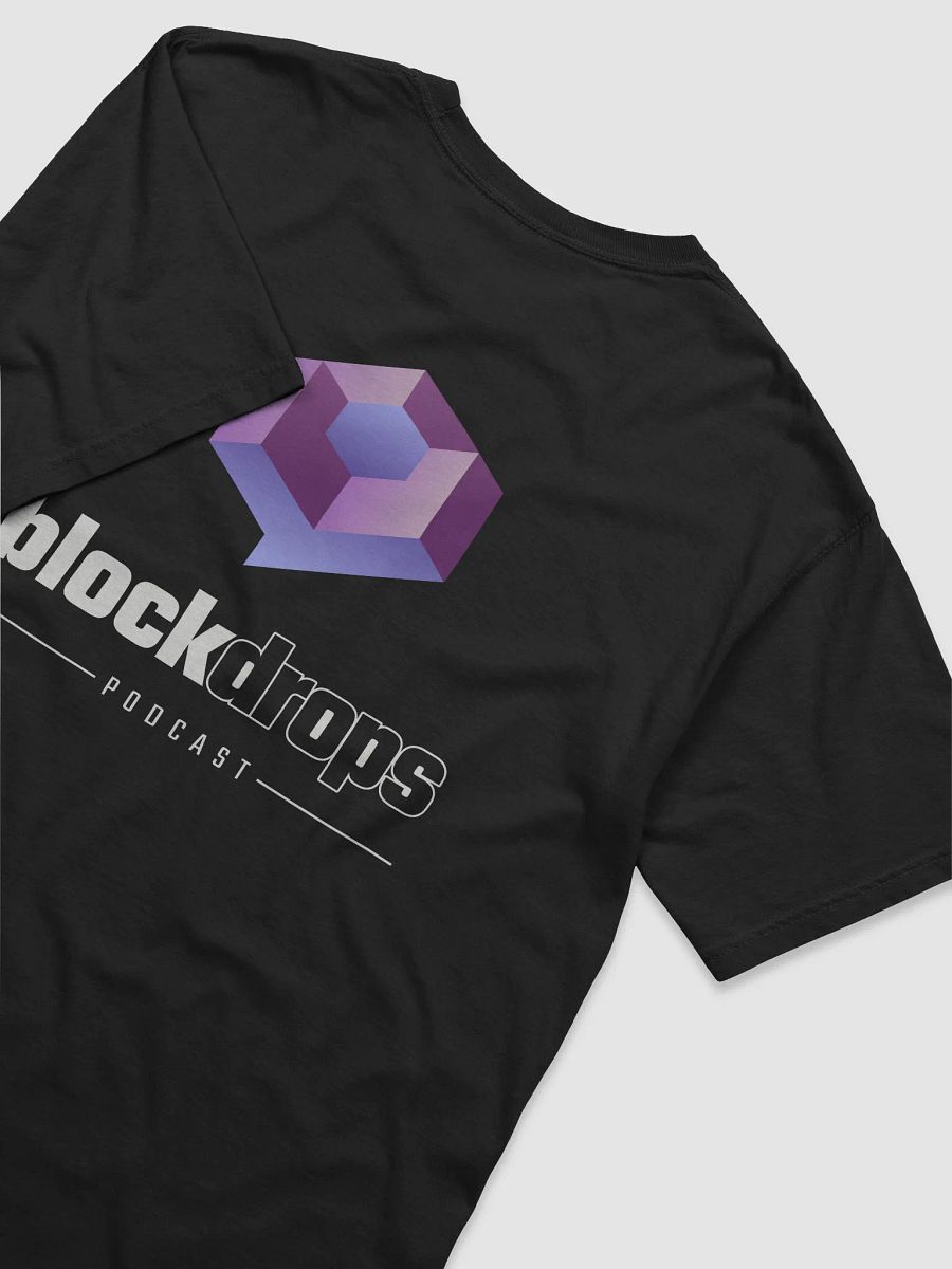 BlockDrops Tee - White Logo product image (4)