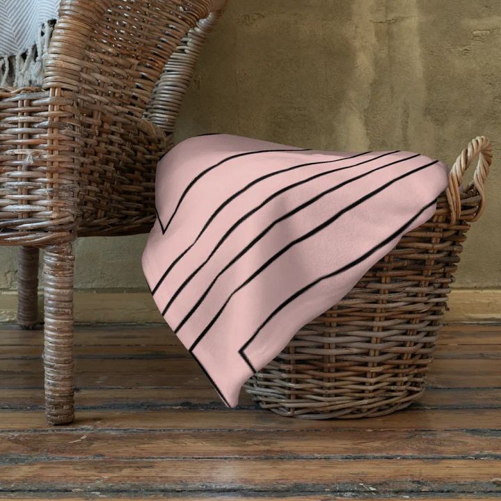 Monochrome Elegance Throw Blanket product image (2)