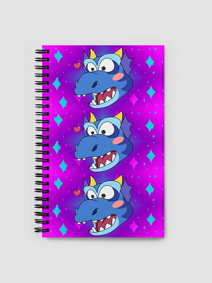 Love Blue Dragons Spiral Notebook product image (1)