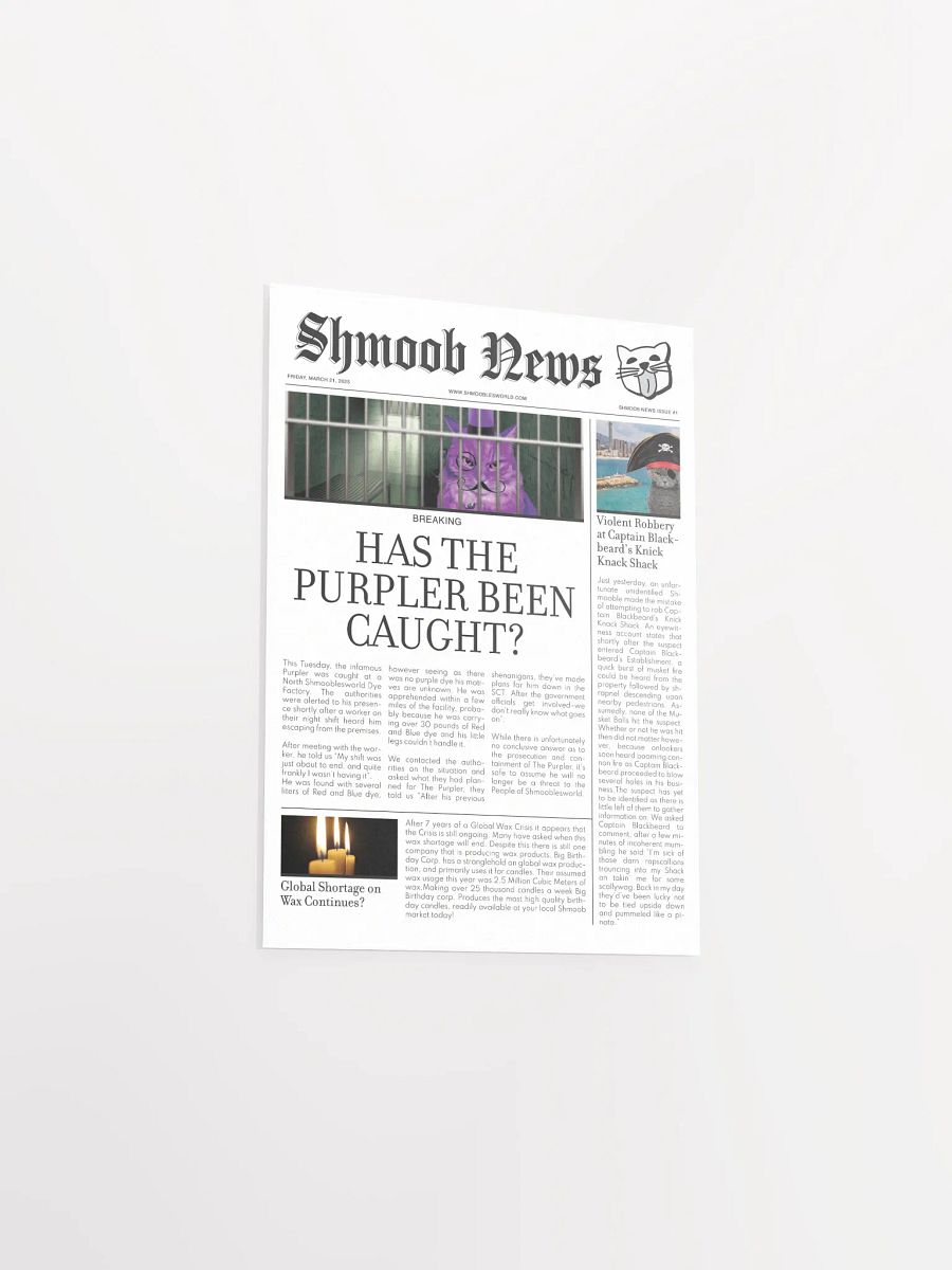 Shmoob News Issue #1 product image (9)