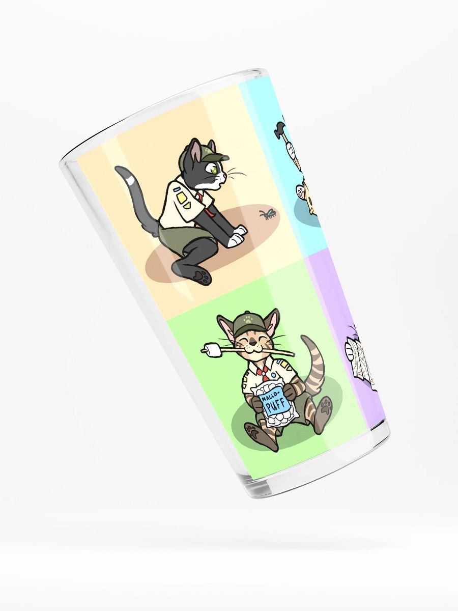 Goop Troop 4-Panel Pint Glass product image (4)