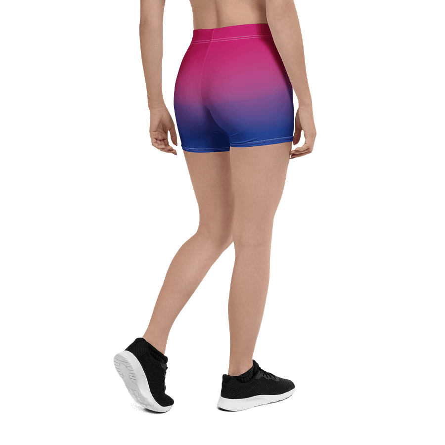 Bisexual Pride Gradient Bike Shorts product image (2)