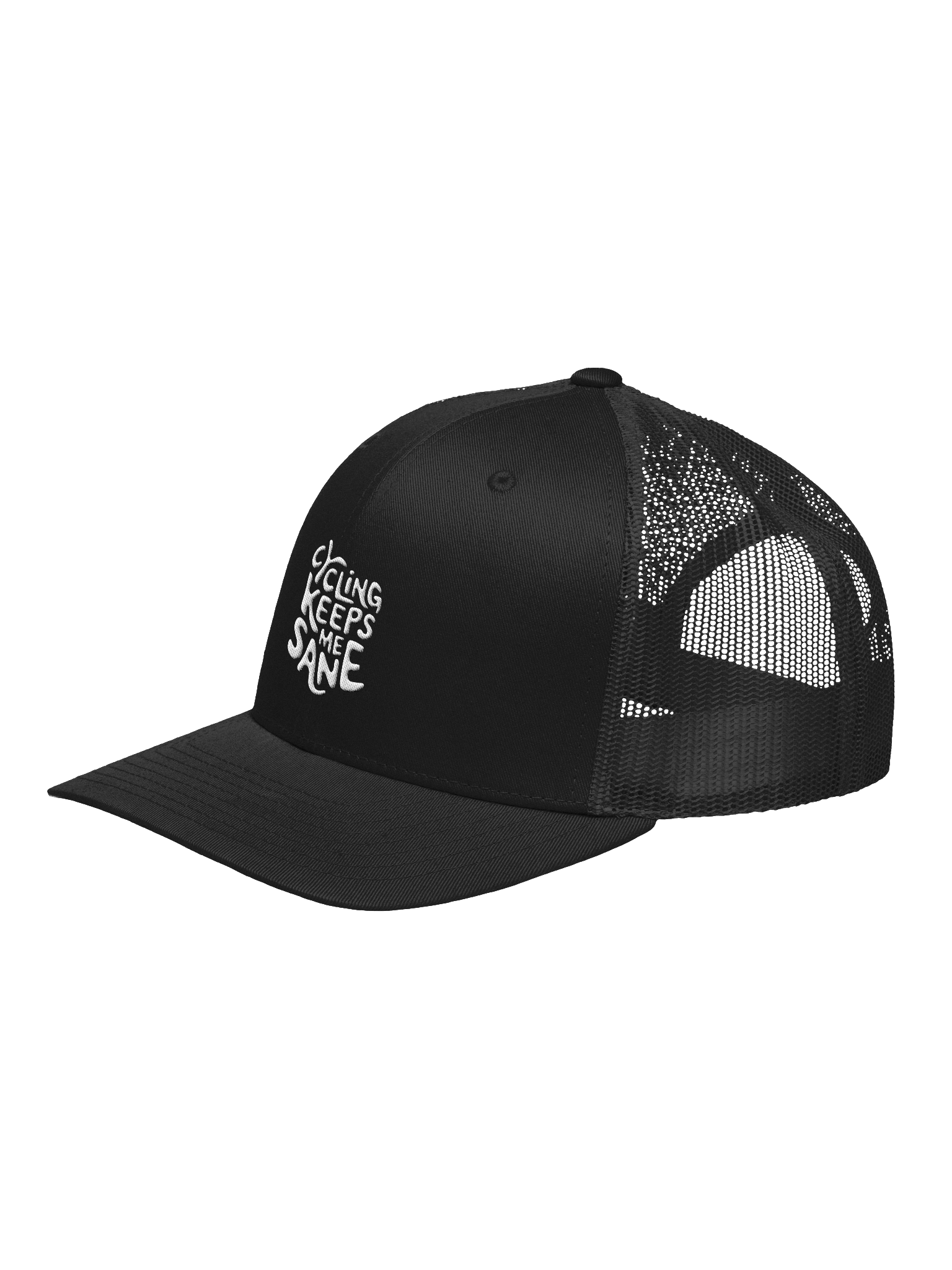 Cycling keeps me sane cap product image (7)