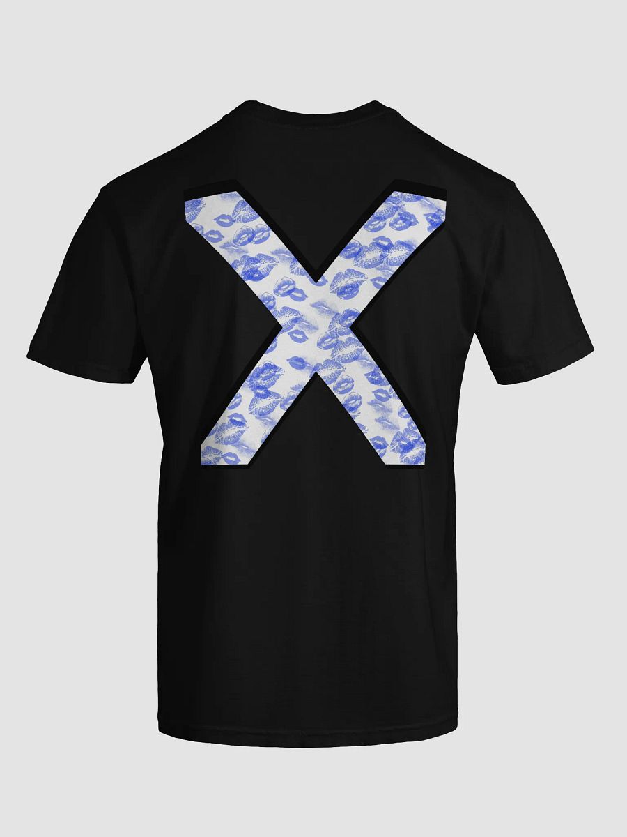White X Blue Lipstick Kisses Shirt product image (77)