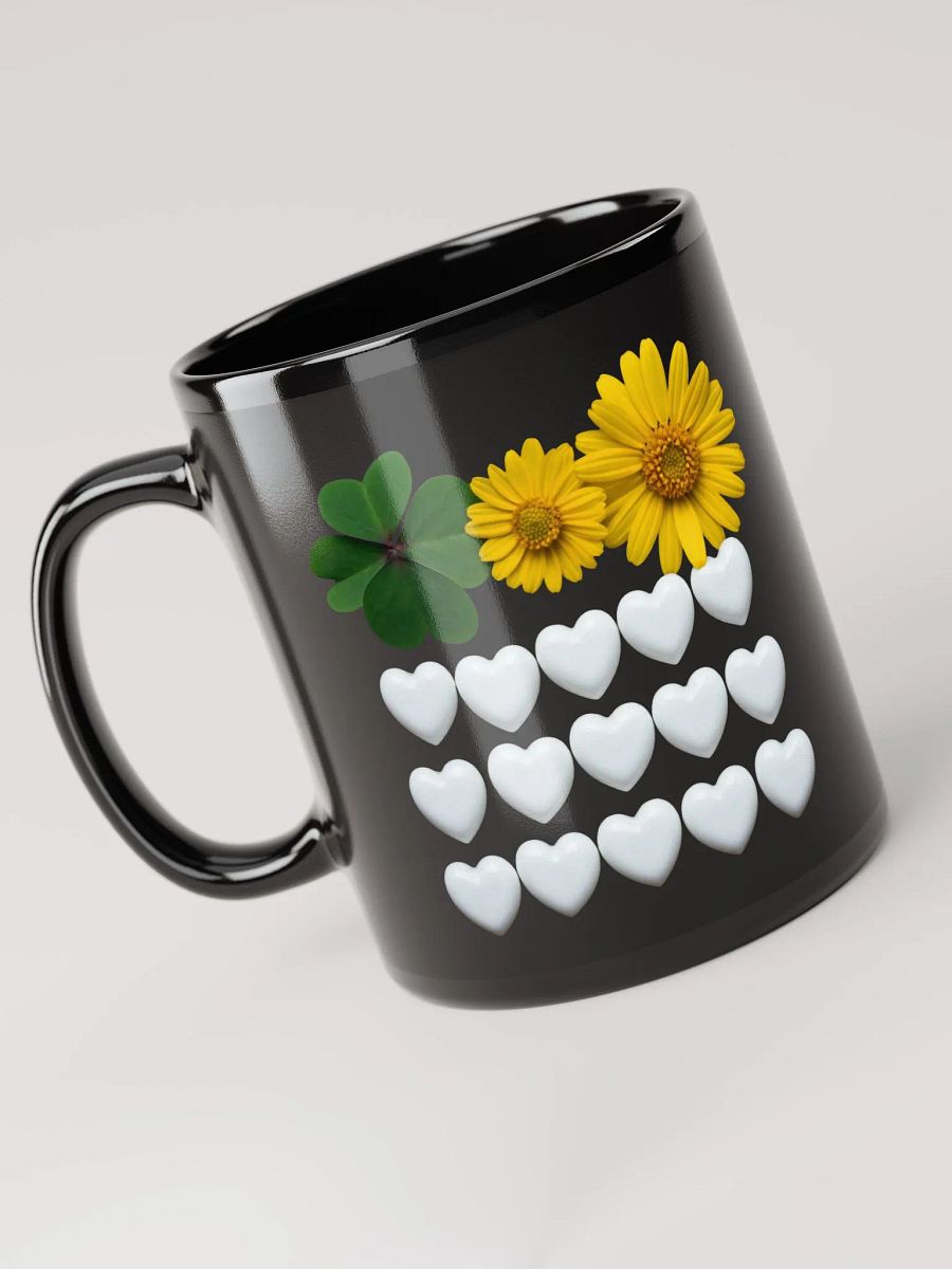Lucky Hearts Black Mug product image (5)