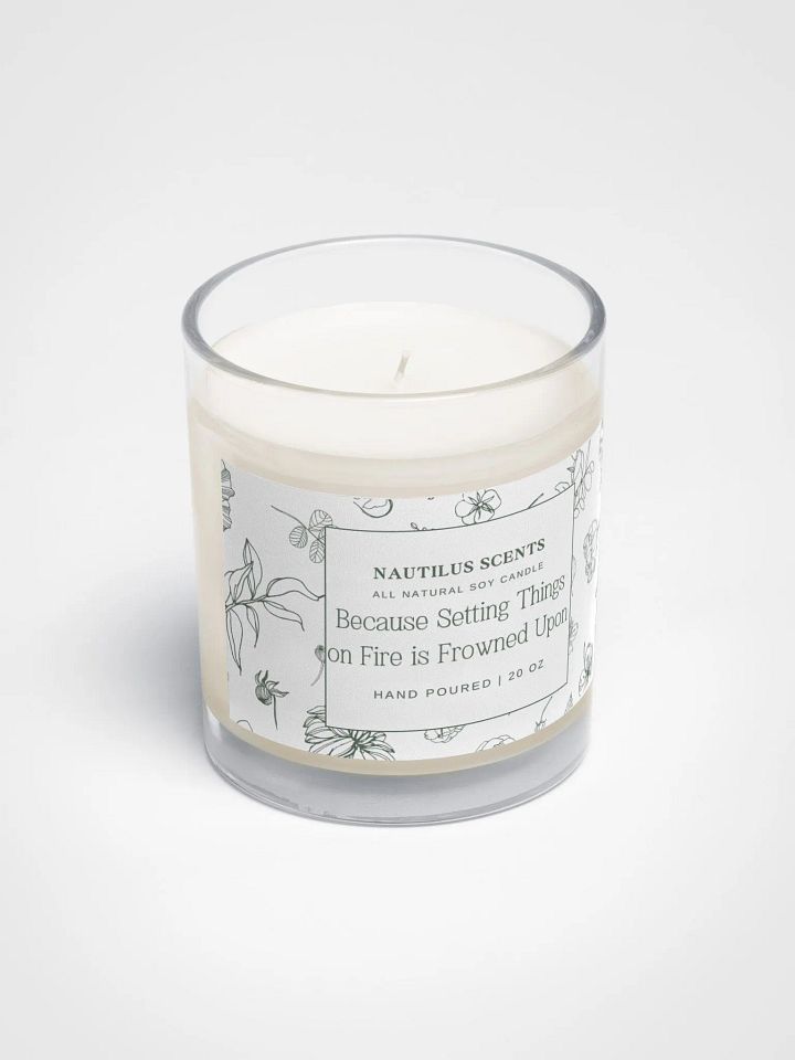 Frowned Upon Soy Candle product image (2)