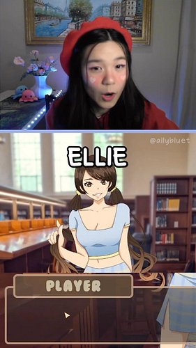 Ellie | 230214 
.
made by @/plushcatstudios on tiktok 
play it here! https://olaycolay.itch.io/uc-love 
.
#UCL #UCLove #Datin...