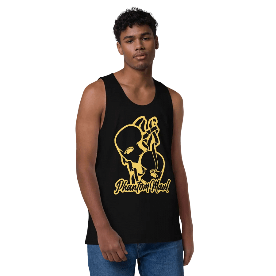Yellow Big Logo Men's Tank Top product image (20)
