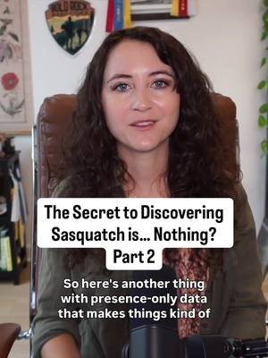 ✨🌿PART 2🌿✨ Is the key to finally laying eyes on a sasquatch quite literally nothing? Well, it turns out nothing is something in ecological statistics and modeling, and it’s more critical than you might think. So this one is for the folks with boots on the ground investigating sasquatches in the field. Record those nights and days where “nothing” happens, it might just be the missing clue to tracking these apes down 🌿✨ And if you’re a nerd like me and want all the science-y details, the full video is now live on YouTube! Link in bio 🌿✨ • • • #bigfoot #sasquatch #fyp #bigfootsighting #cryptid  