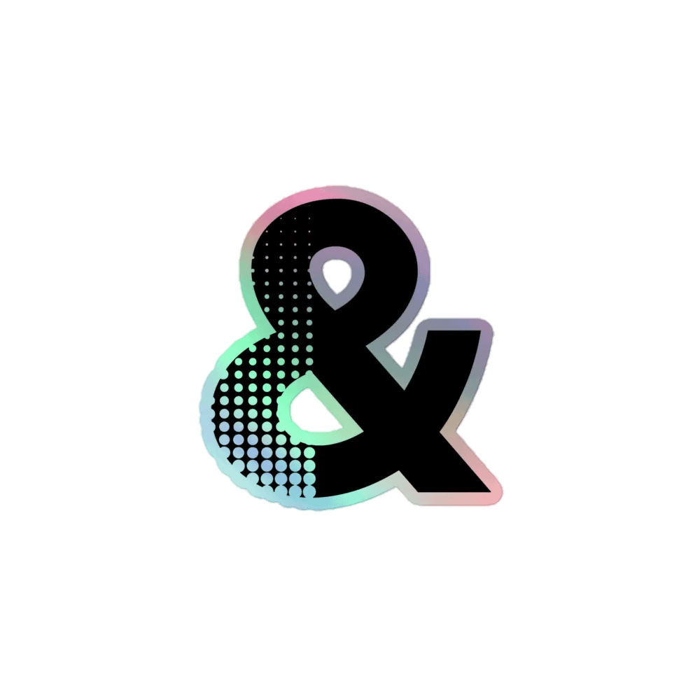 Art & Inquiry And Holographic Sticker product image (1)