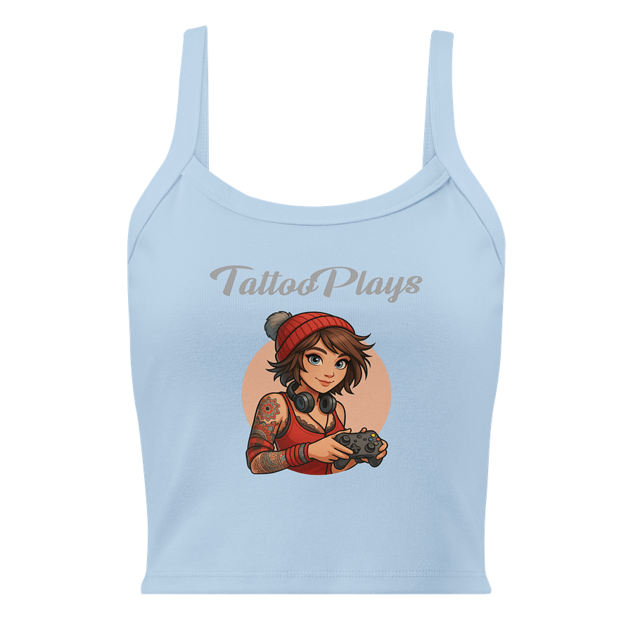 TattooPlays Women’s Micro-Rib Tank Top – Sleek, Soft & Unapologetically You product image (1)