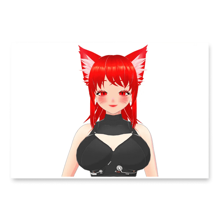 Red Cat Anime Wrapping Paper Set product image (2)