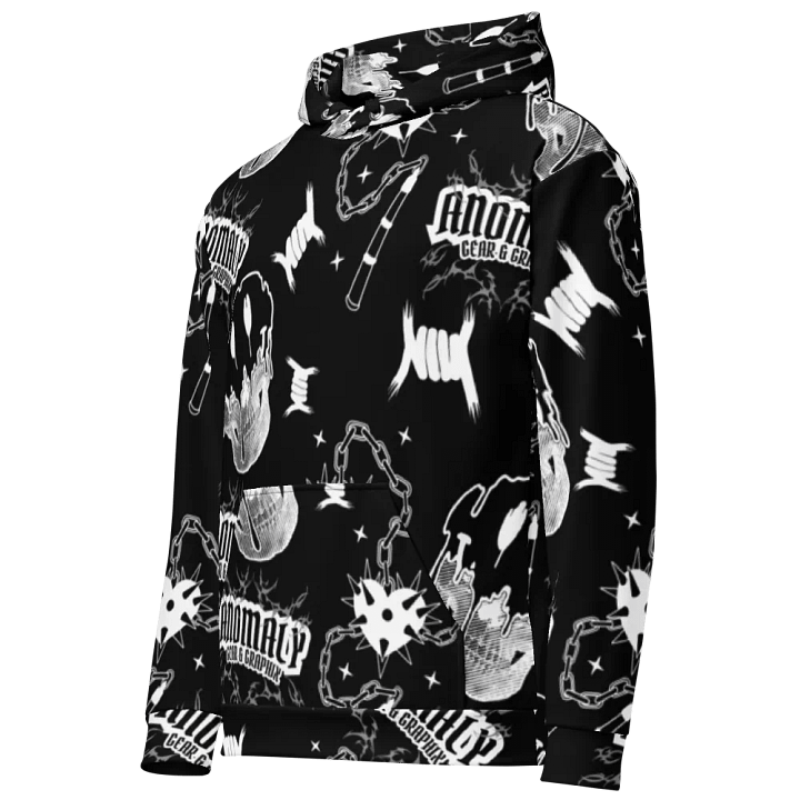 Anomaly All Over Unisex Black Hoodie product image (2)