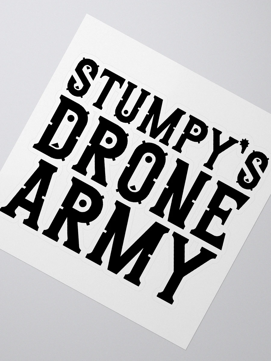 Stumpy's Drone Army Text Sticker product image (4)