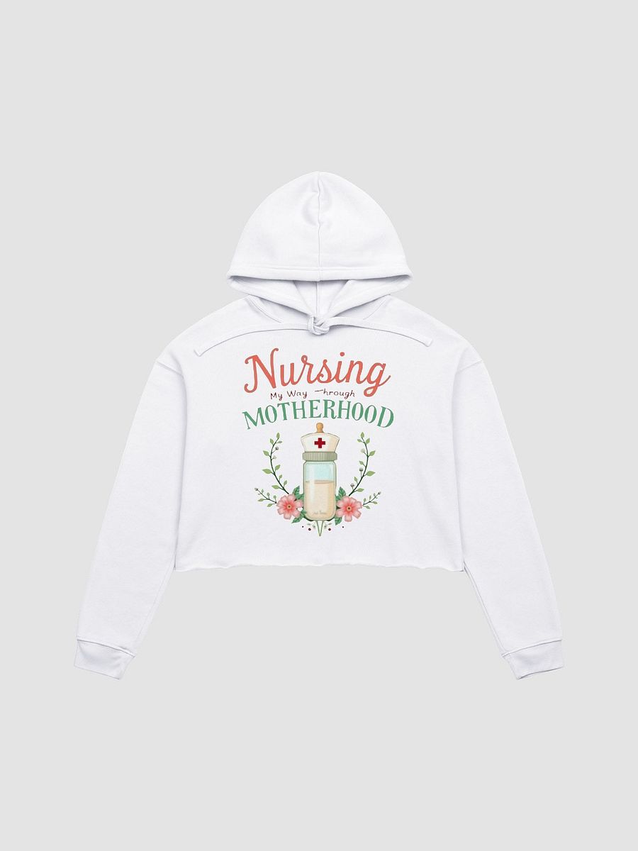 Nurse Mom Life Crop Hoodie product image (5)