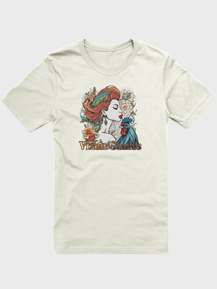 Art Nouveau Inspired Vixen games Elegant Vixen & Cock T-shirt product image (6)