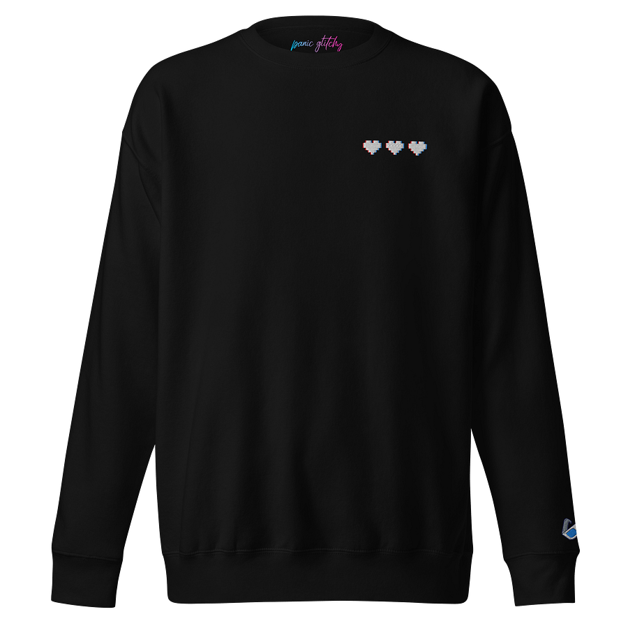 Introverted Gamer Club "anaglyph'd" sweatshirt product image (3)