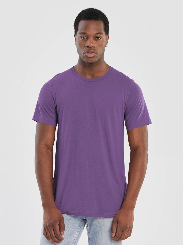 Plain Color Purple T-Shirt product image (1)