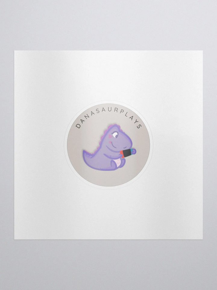 DanasaurPlays Logo Sticker product image (1)