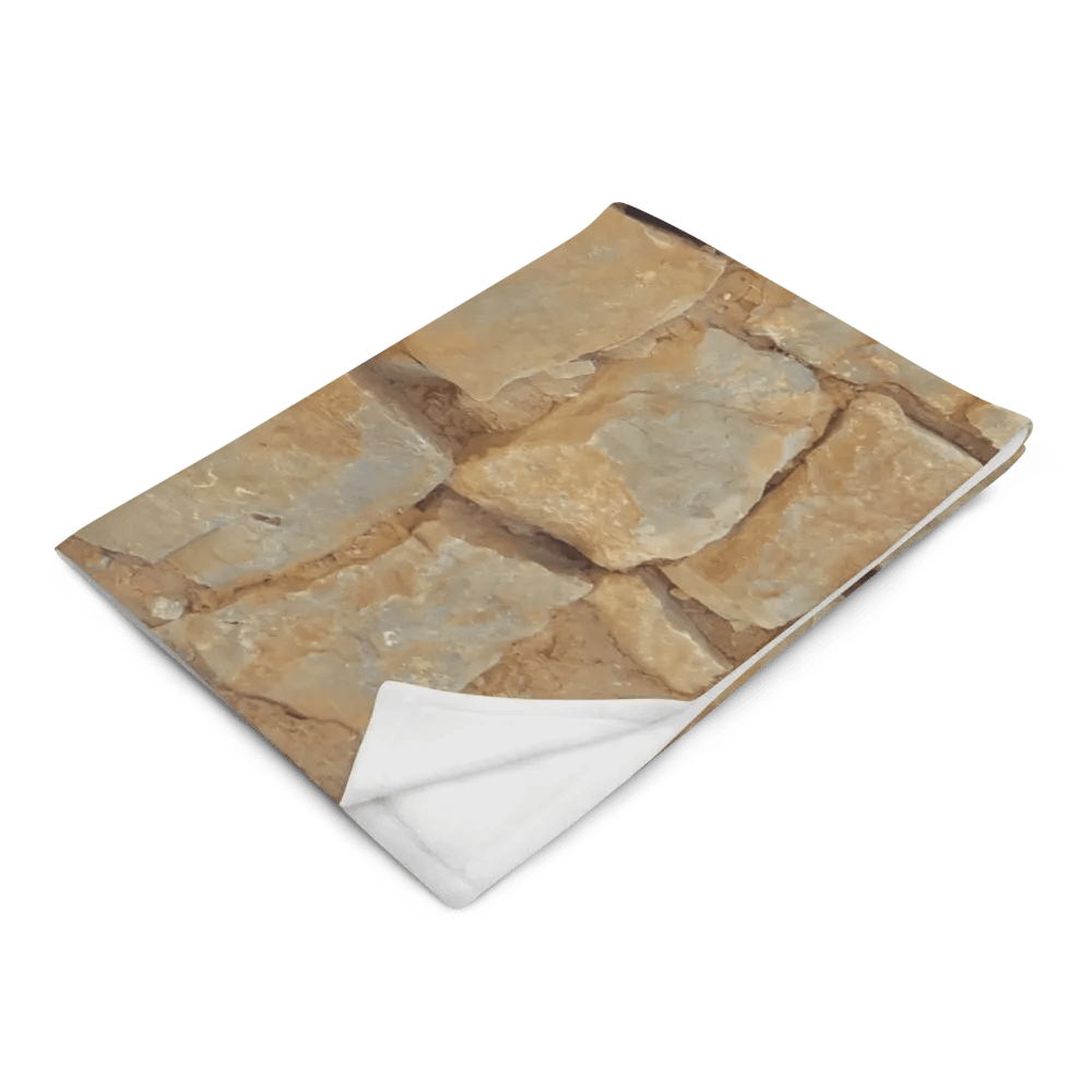 "Choco" Stone Wall Throw Blanket product image (3)