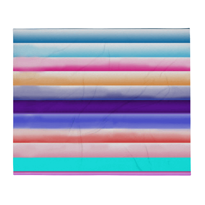 Cotton Candy Stripes Throw Blanket product image (2)