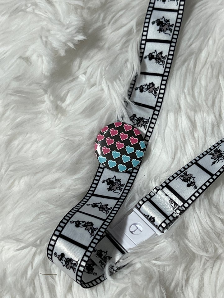 Penguin 8Bit Hearts Pin product image (1)