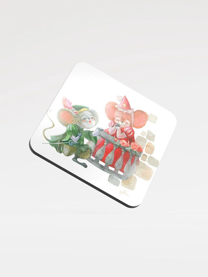 Autumn Serenade Coaster | Eco-Friendly MDF & Cork | 3.74