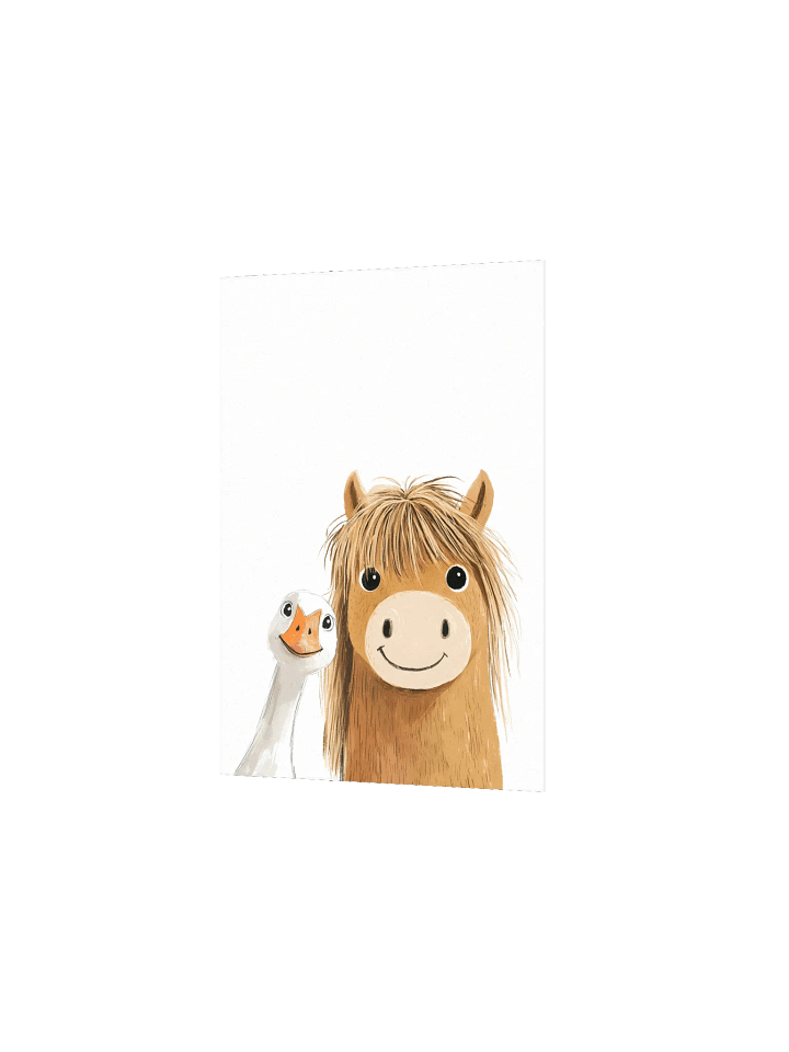 Horse and Goose Farm Nursery Print product image (15)