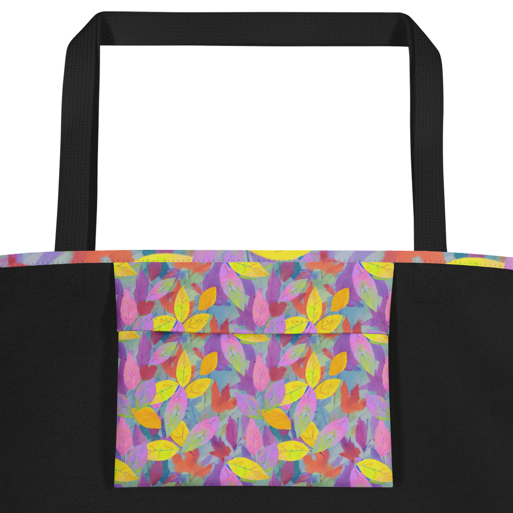 Yellow Pink Leaves Bag product image (2)