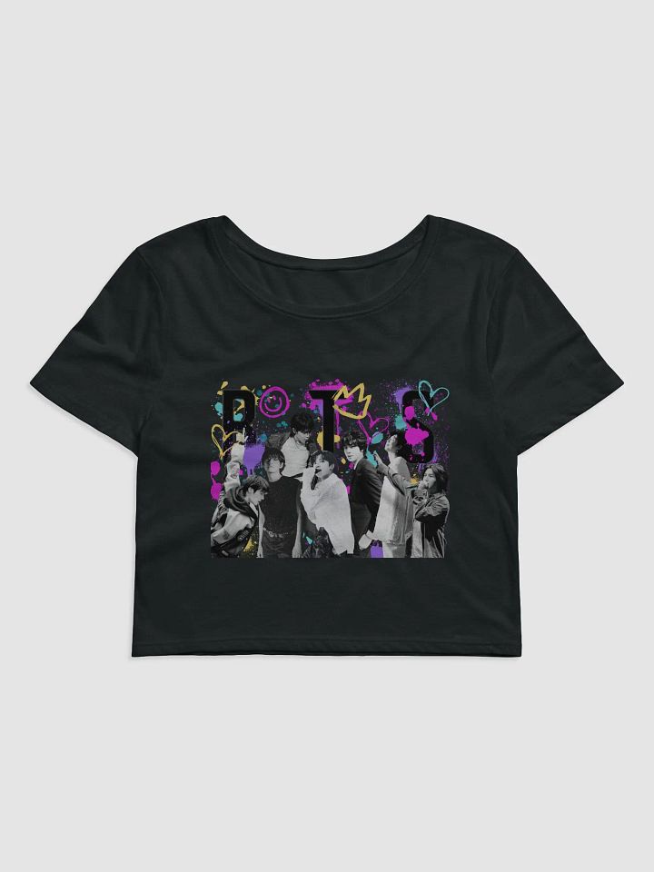 BTS Graffitti Women´s Crop Baby Tee product image (1)