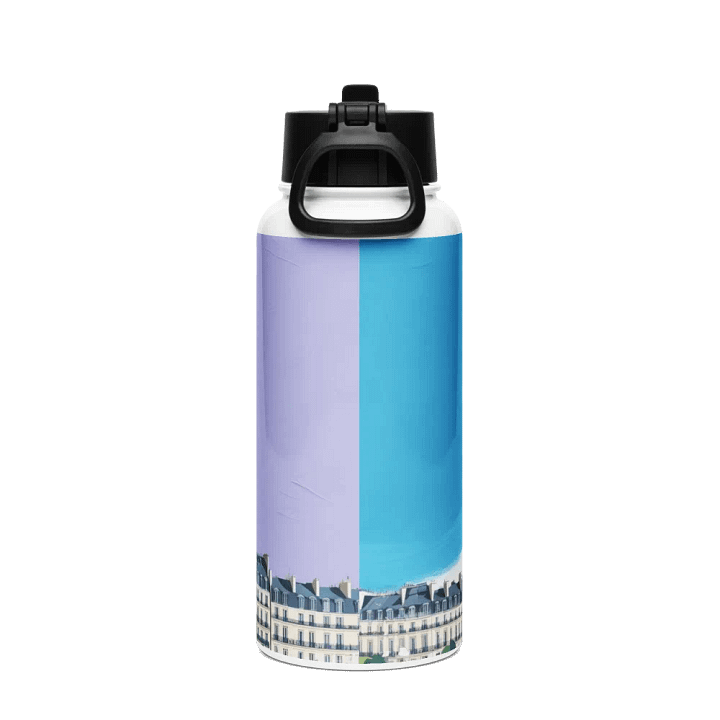 Artistic Paris Themed Water Bottle product image (2)