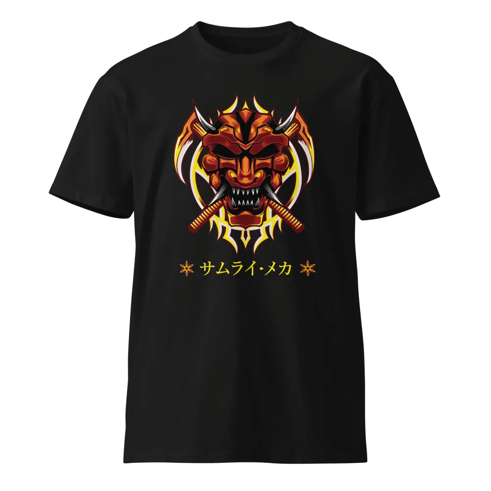 Demon Oni Mask Samurai T-Shirt product image (1)