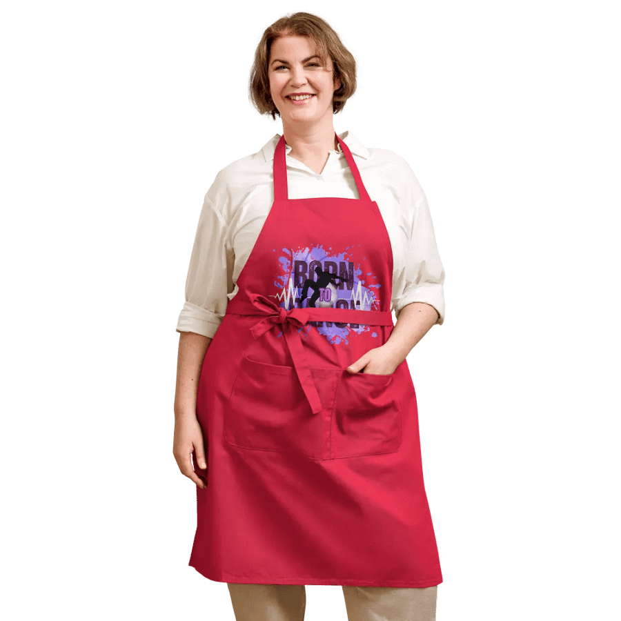 Dynamic Born to Dance Splash His Silhouette Apron product image (37)
