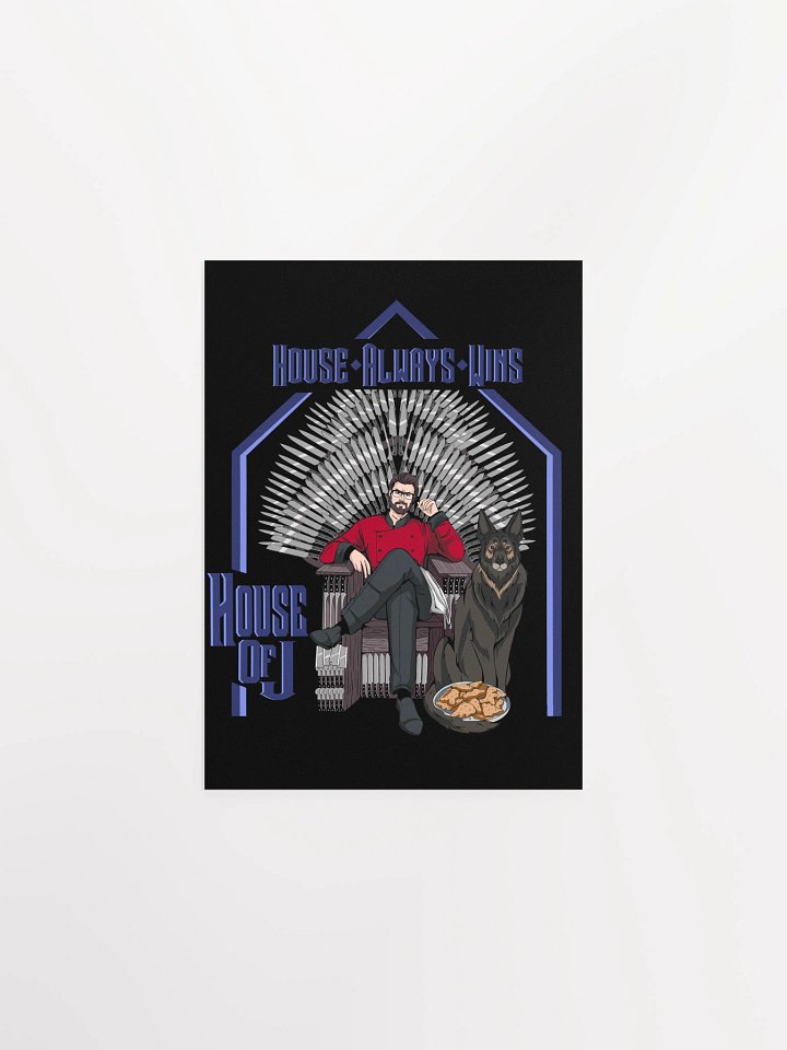 "House Always Wins" Poster (Dark) product image (1)