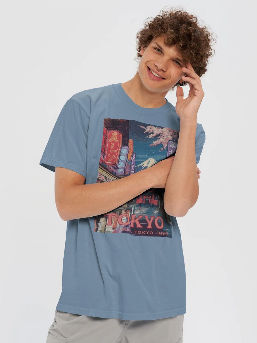 Vintage Comfort: Garment-Dyed Cotton T-Shirt product image (5)