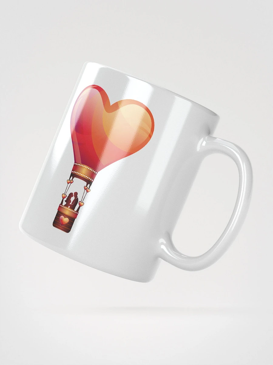 LOVE COUPLE IN A HOT AIR BALLOON HEART, LOVE, PROFILE, RED, PUNK, RETRO, VINTAGE, ADVENTURE, VALENTINES DAY, ROMANTIC, ROMANCE, COUPLE, GIRLFRIEND, BOYFRIEND, HUSBAND, WIFE product image (2)