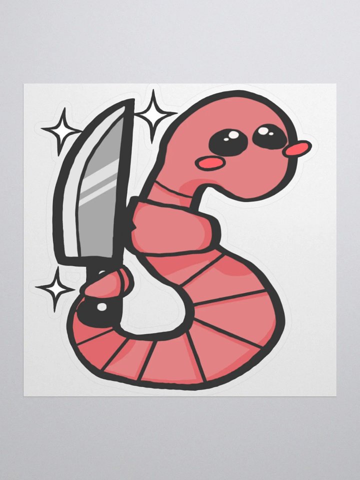 Killer Worm Sticker product image (3)