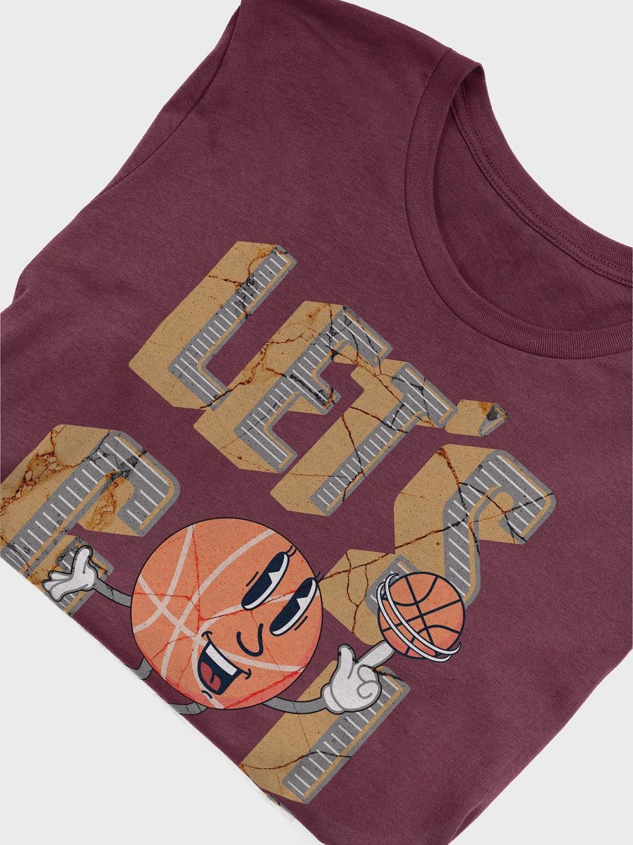 Lets Go Basketball Mascot Spinning Fun Tee product image (3)