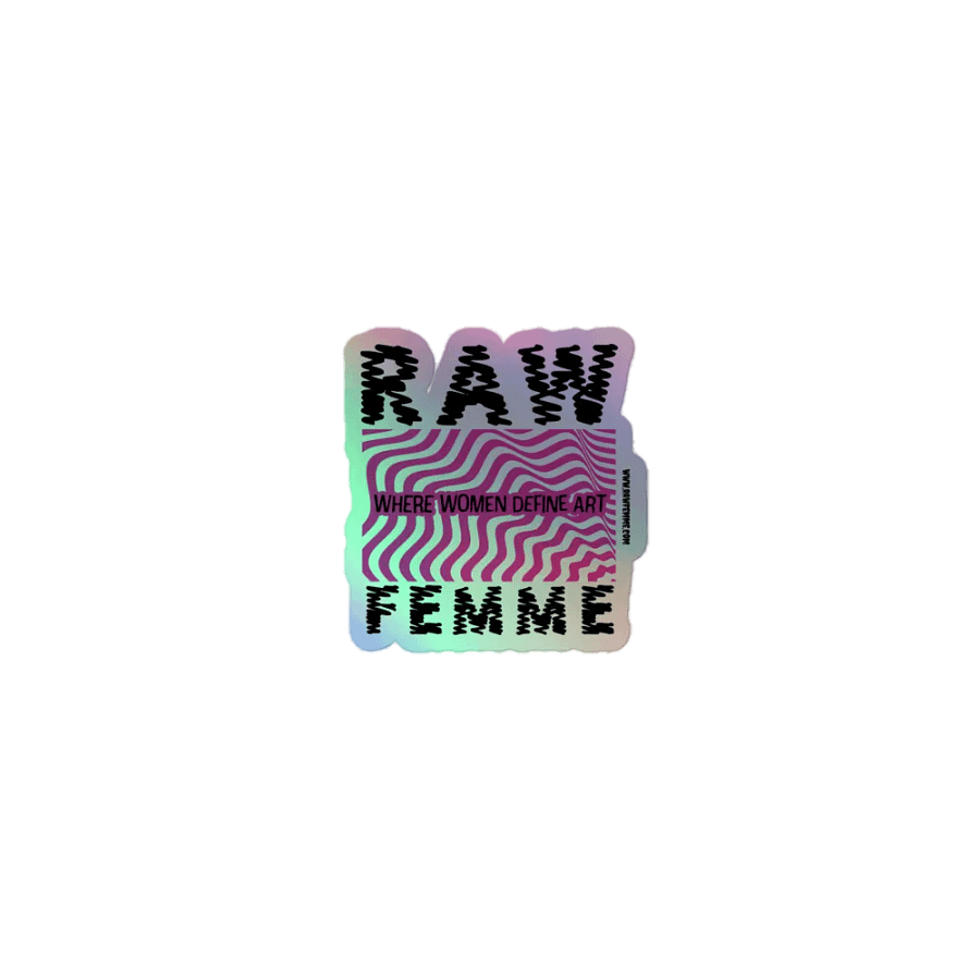 Kiss-Cut Holographic Stickers: Where Women Define Art product image (1)