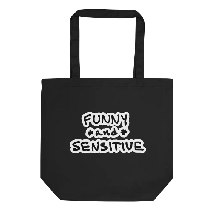 FUNNY *and* SENSITIVE (bubble design) tote bag product image (1)