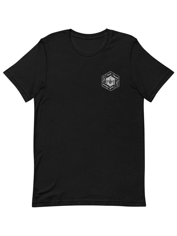 That's Good Money Embroidered Black T-Shirt product image (1)