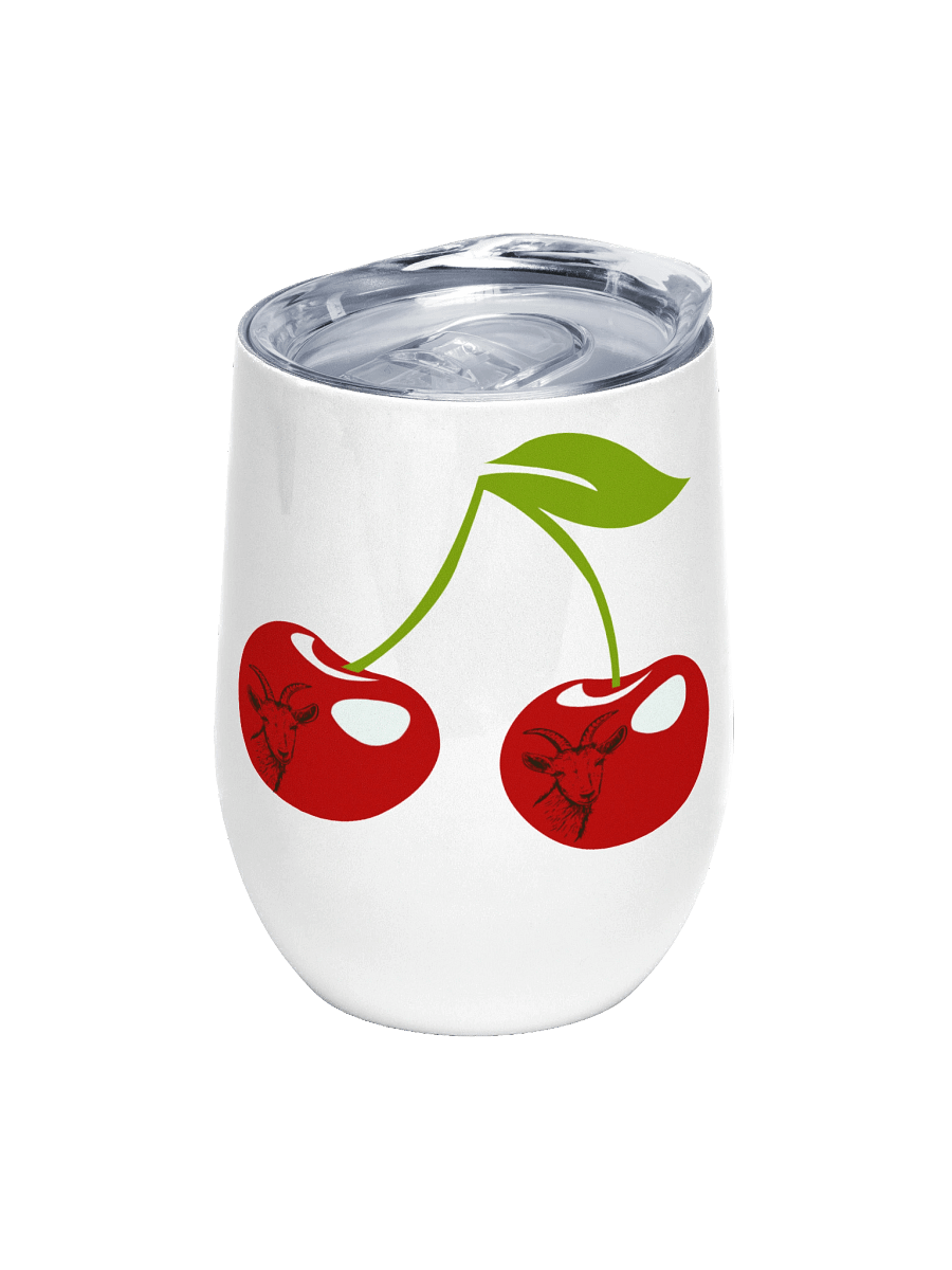 Cherry Goat Wine Tumbler product image (1)