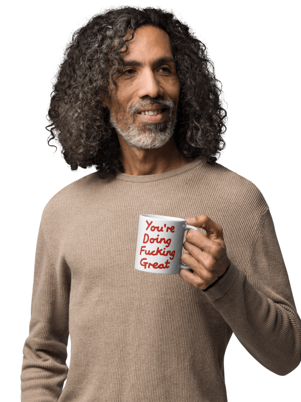 "You're Doing F*ing Great" Smiley Mug product image (3)