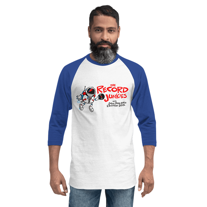 The Record Junkies Old School Baseball Tee product image (2)