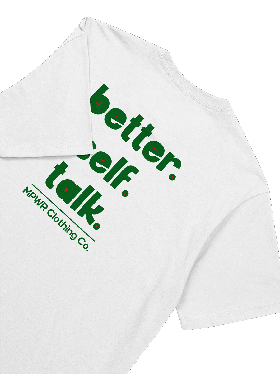 Better. Self. Talk. T-Shirt (Green & Red) product image (4)