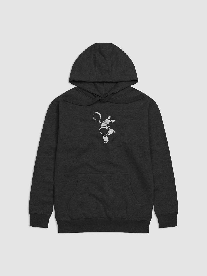 PomPom Single Color (White on Dark) Hoodie product image (1)
