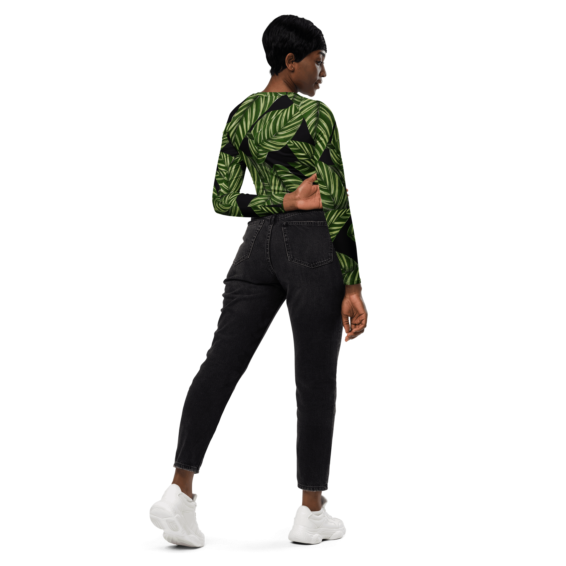 Barry Grady Leaf Recycled Crop Top product image (6)