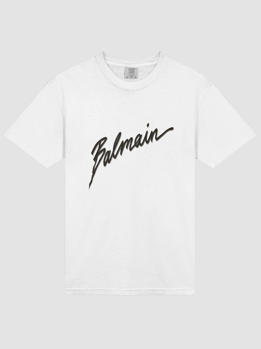 Chic Balmain Script T-Shirt product image (3)