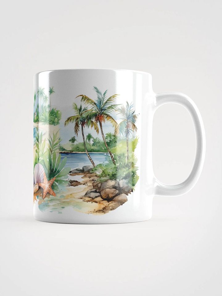 Tropical Bliss White Glossy Mug product image (1)