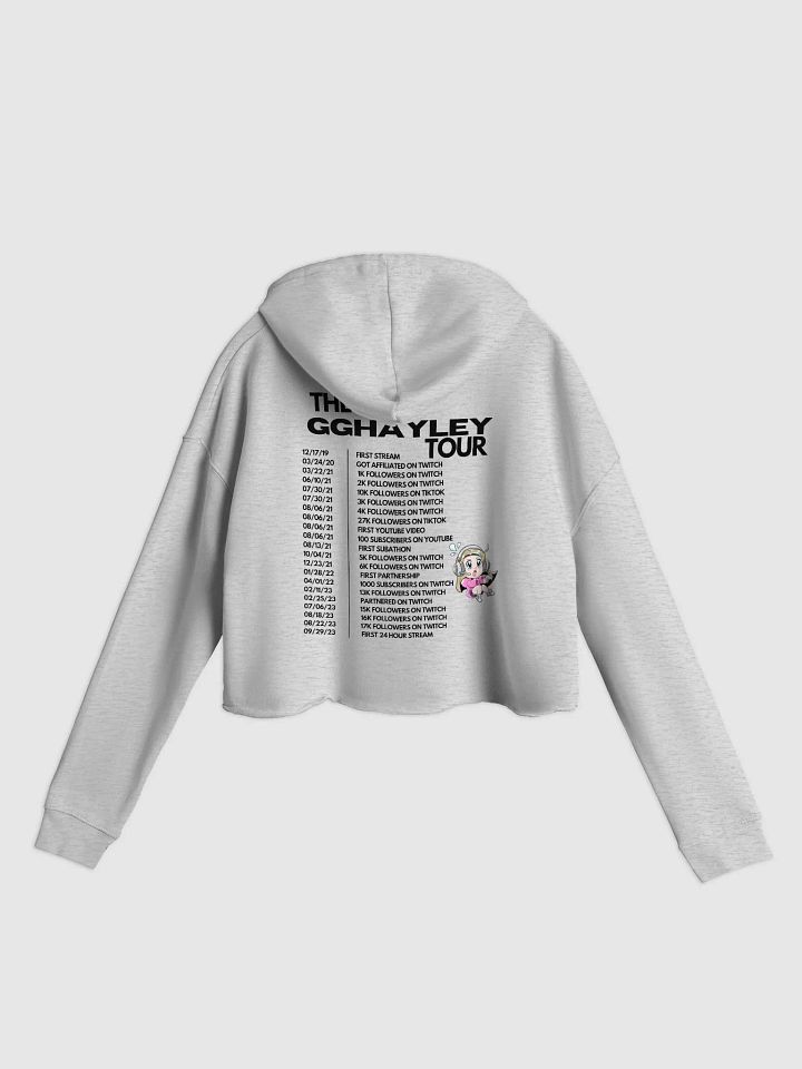 The ggHayley Tour Crop Hoodie product image (2)